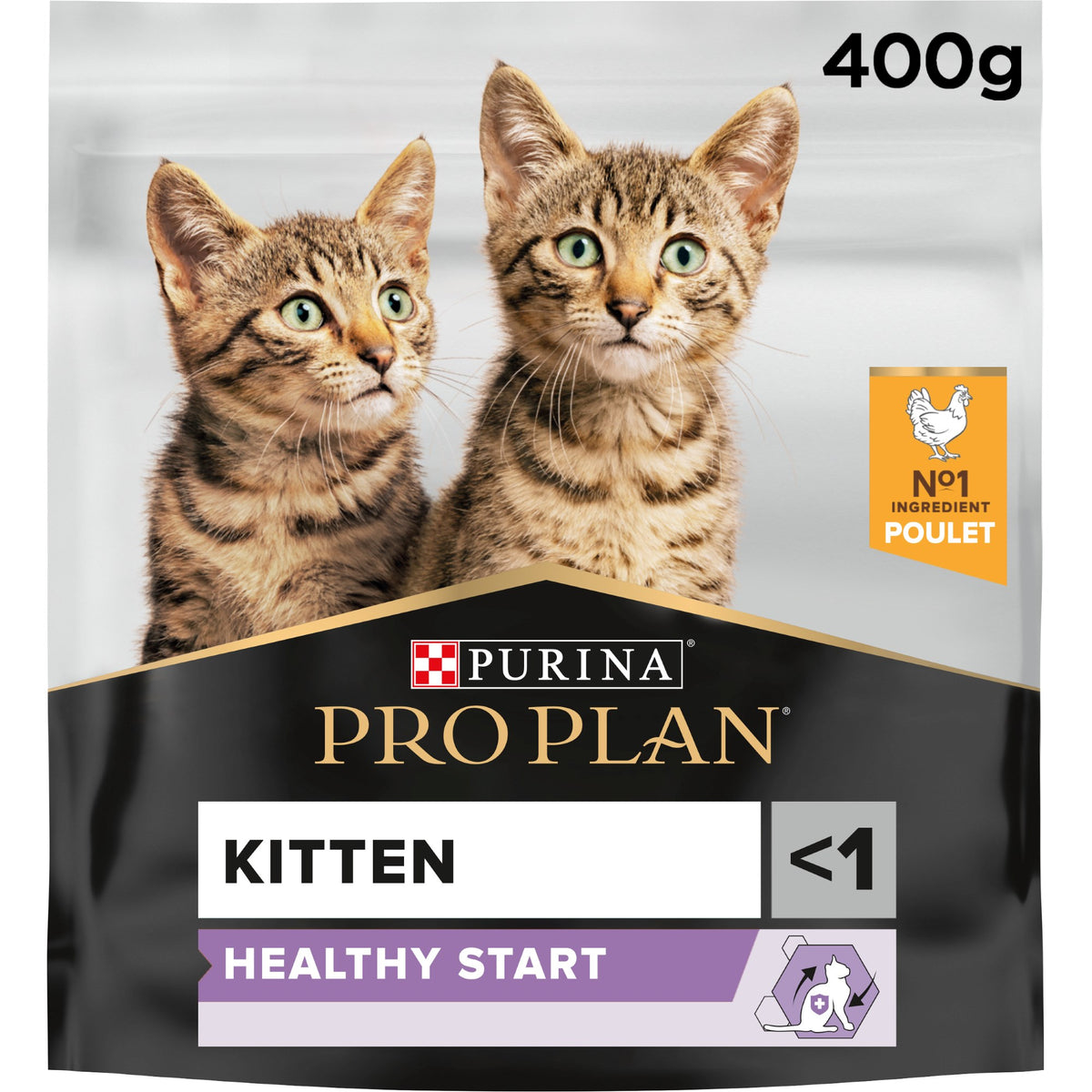 Purina Pro Plan Kitten Healthy Start Dry Cat Food with Chicken, 400 g