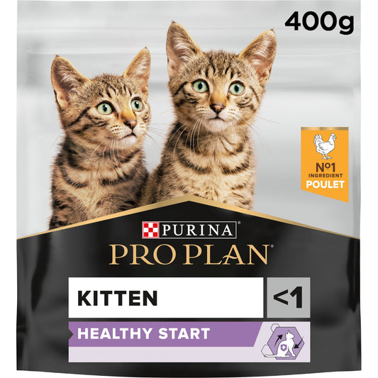 Purina Pro Plan Kitten Healthy Start Dry Cat Food with Chicken, 400 g