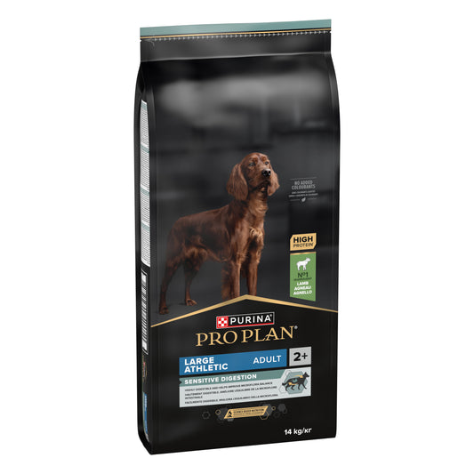 Purina Pro Plan Large Athletic Adult Sensitive Digestion, Dry Dog food with Lamb, 14 kg