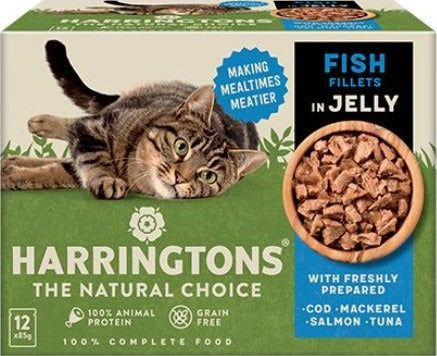 Harringtons Fish in Jelly Wet Cat Food Multipack