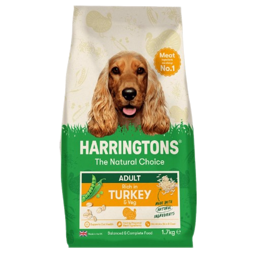 Harringtons Complete Turkey with Veg Adult Dry Dog Food 1.7KG