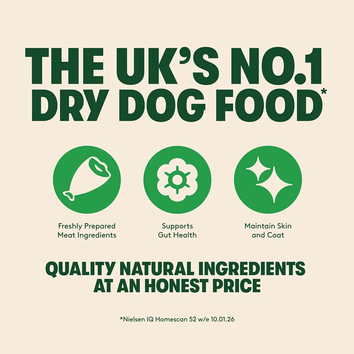 Harringtons Complete Lamb & Rice Adult Dry Dog Food 1.7KG
