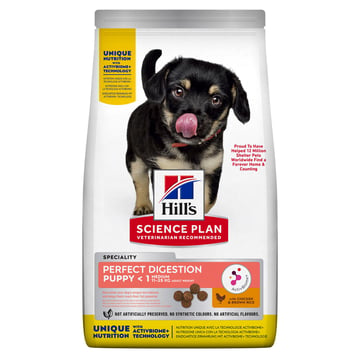 Hill’s Science Plan Perfect Digestion Medium Puppy Dry Dog Food with Chicken & Brown Rice