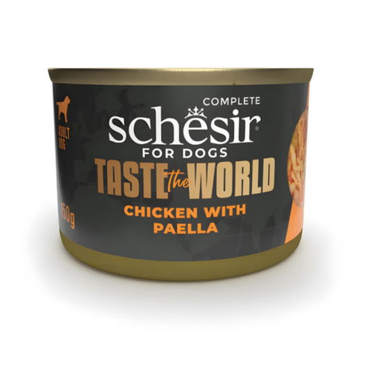 Schesir Taste The World Dog Wholefood - Chicken With Paella150g