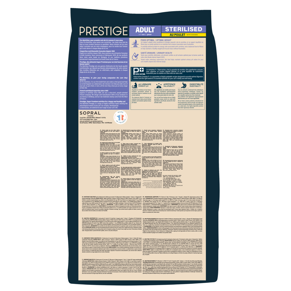 Prestige Sterilised Adult Chicken Dry Cat Food