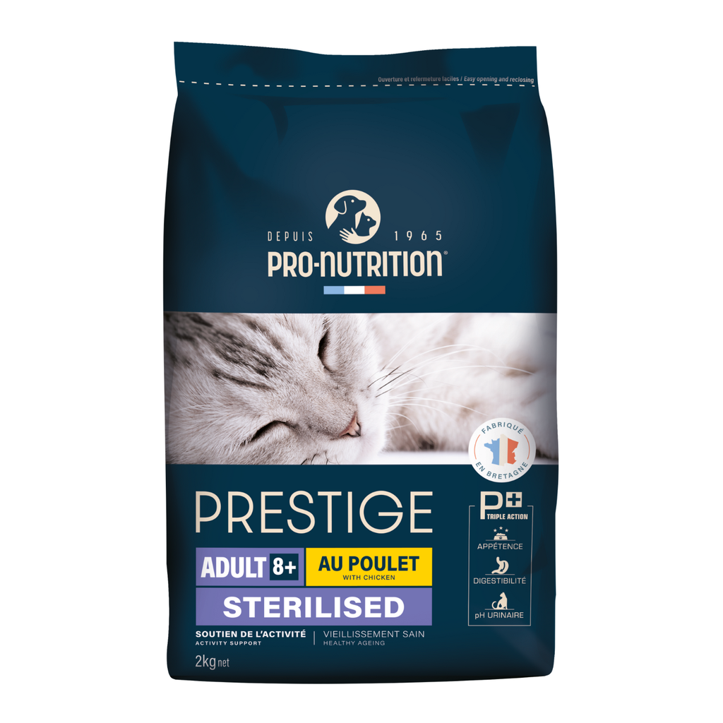 Prestige 8+ Sterilised Chicken Dry Cat Food