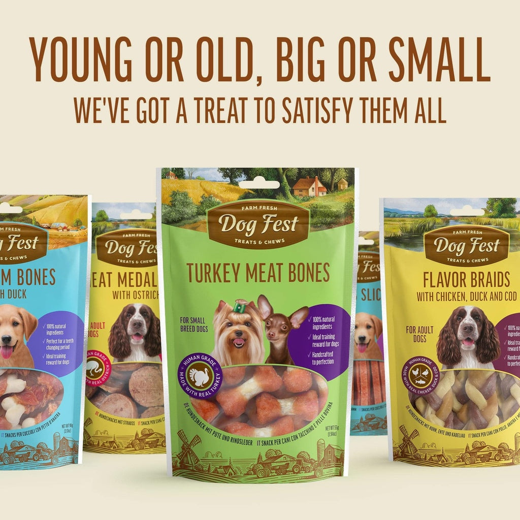 Dog Fest Training Treats Rabbit & Pumpkin Seeds 90g