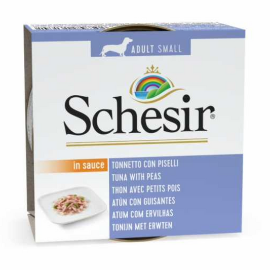 Schesir Dog Wet Food Can-Tuna with Peas 85g