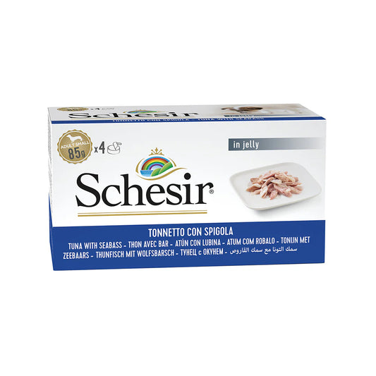 Schesir Dog Multipack Wet Food-Tuna With Seabass 340g