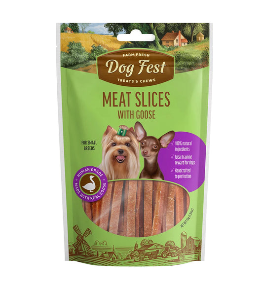 Dog Fest Slices With Goose For Small Breeds 55g