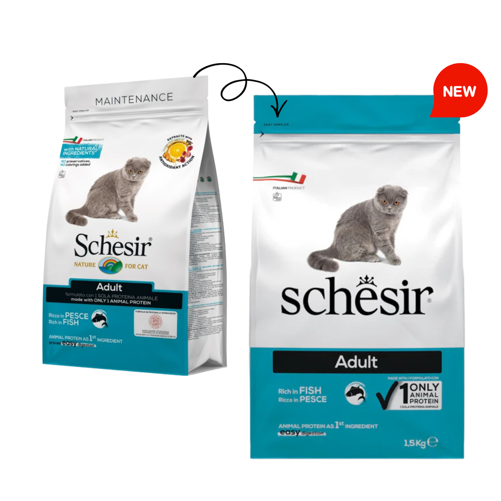 Schesir Cat Dry Food Maintenance with Fish-Adult 1.5kg