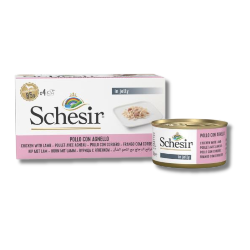 Schesir Dog Wet Food-Chicken Fillets With Lamb 340g