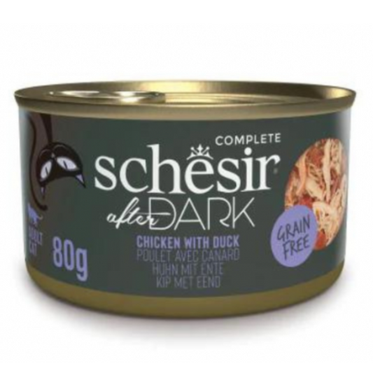 Schesir After Dark Wholefood In Broth For Cat - Chicken With Duck 80g