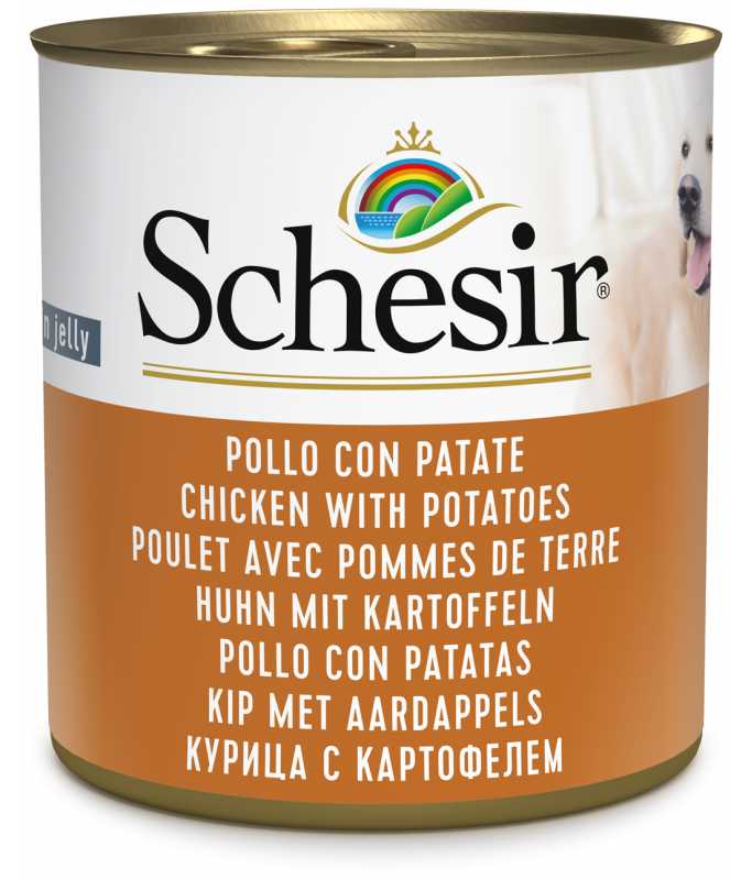 Schesir Dog Wet Food-Chicken With Potatoes 285g