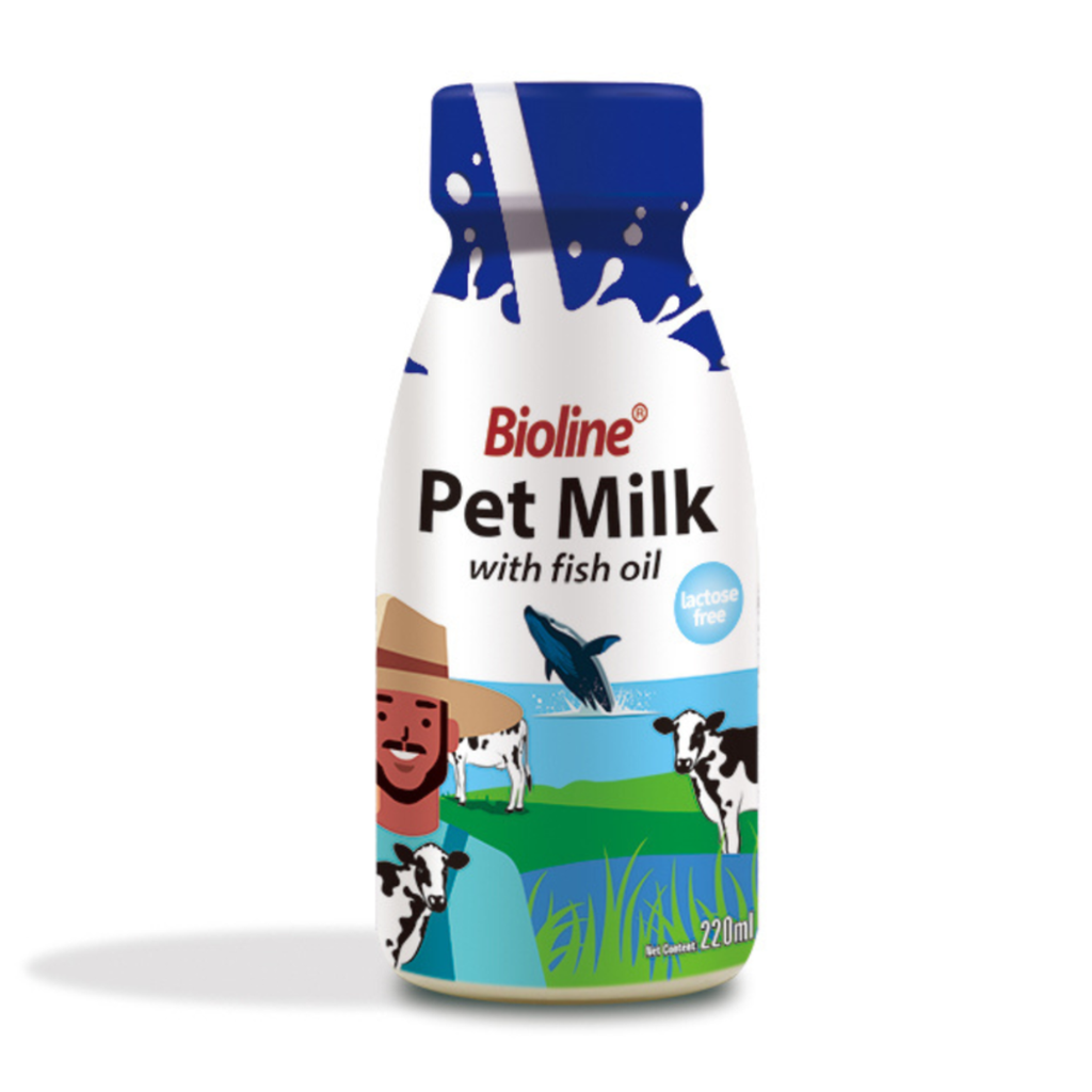 Bioline Pet Milk with Fish Oil 220ml