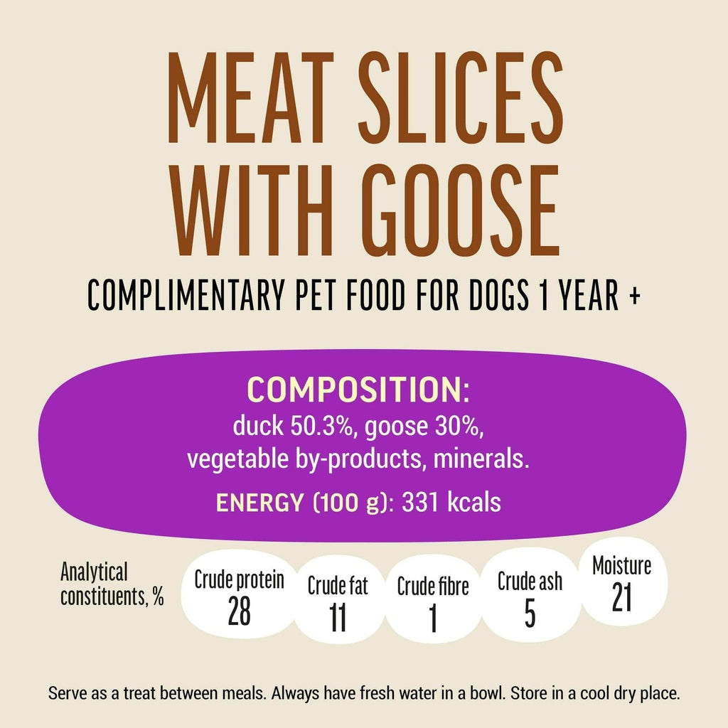 Dog Fest Slices With Goose For Small Breeds 55g