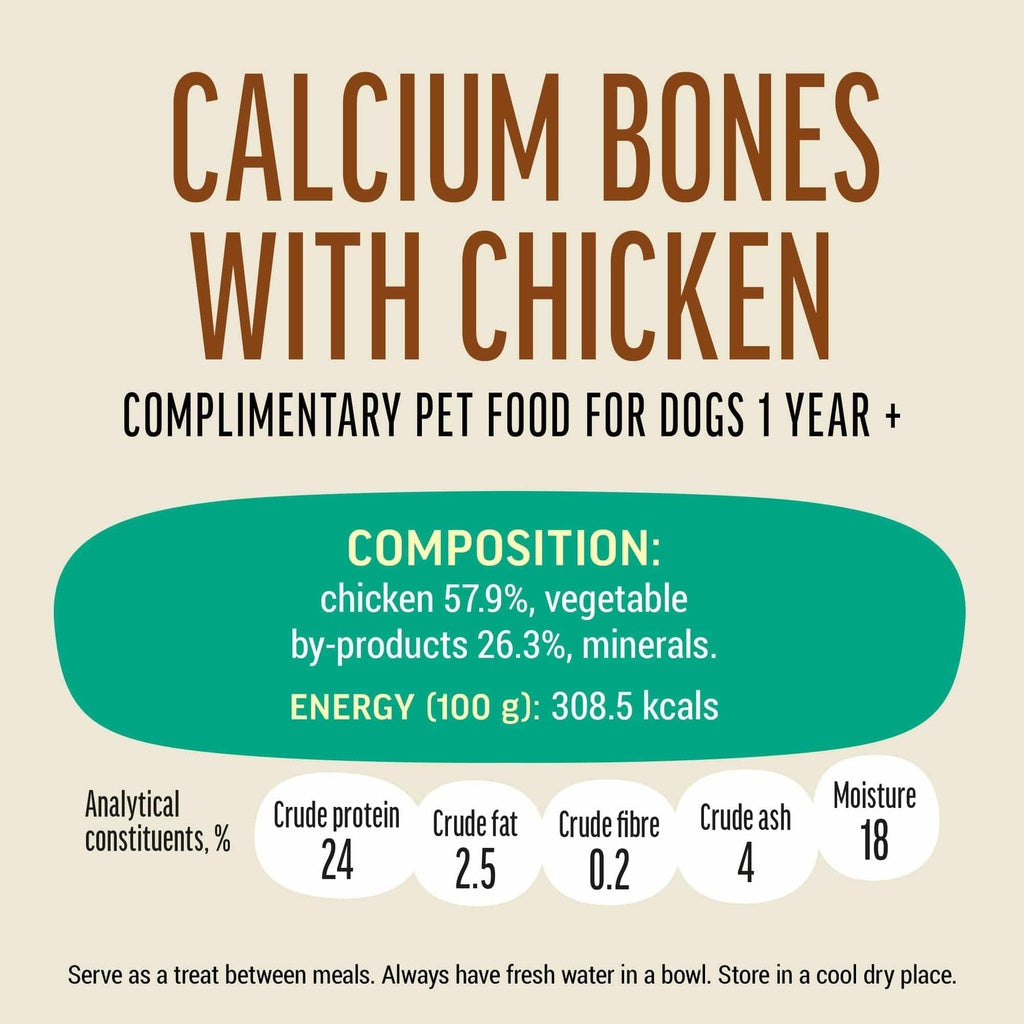 Dog Fest Calcium Bones with Chicken for Mini Dogs 55g