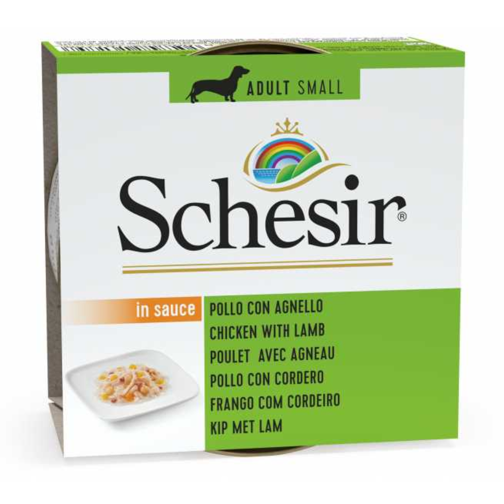 Schesir Dog Wet Food Can-Chicken with Lamb 85g