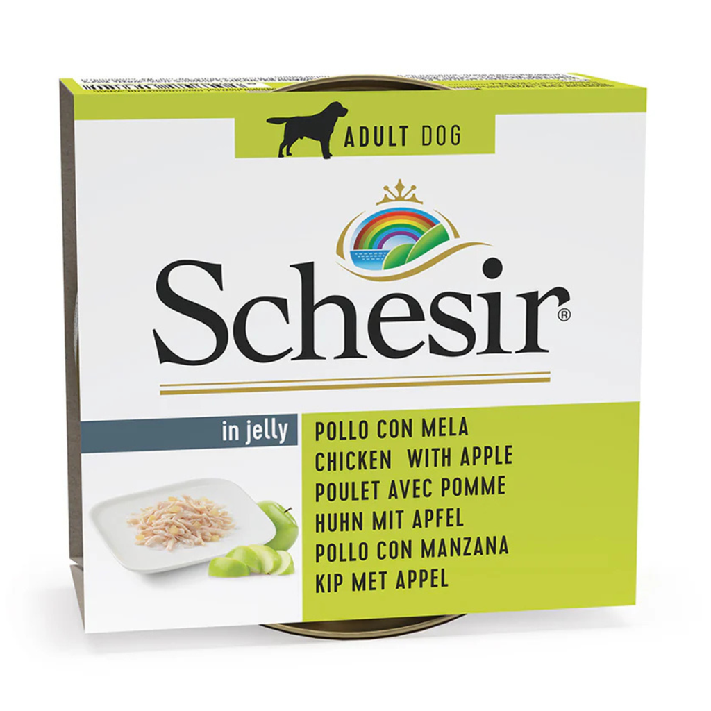 Schesir Dog Wet Food-Chicken Fillets With Apple 150g