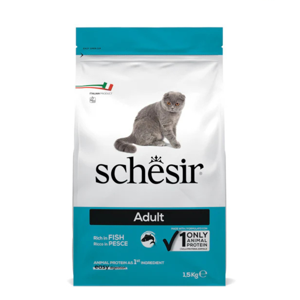 Schesir Cat Dry Food Maintenance with Fish-Adult 1.5kg