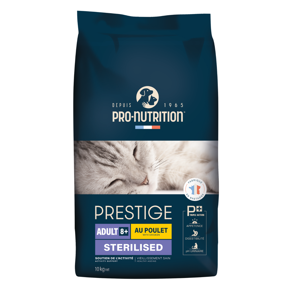 Prestige 8+ Sterilised Chicken Dry Cat Food