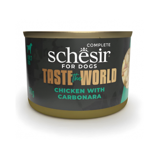 Schesir Taste The World Dog Wholefood - Chicken With Carbonara150g