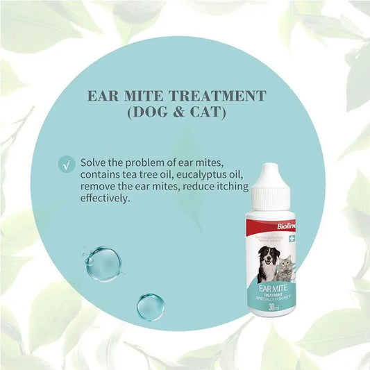 Bioline Ear Mite Treatment 30ml