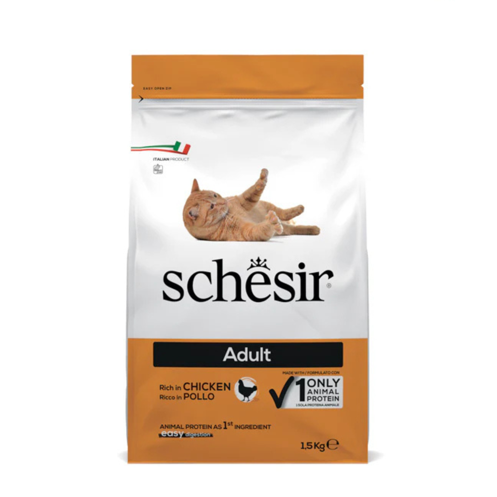 Schesir Cat Dry Food Maintenance with Chicken-Adult 1.5kg