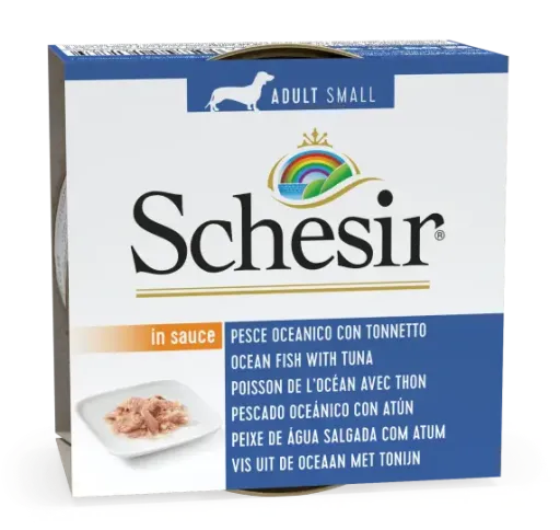Schesir Dog Wet Food Can-Ocean Fish with Tuna 85g