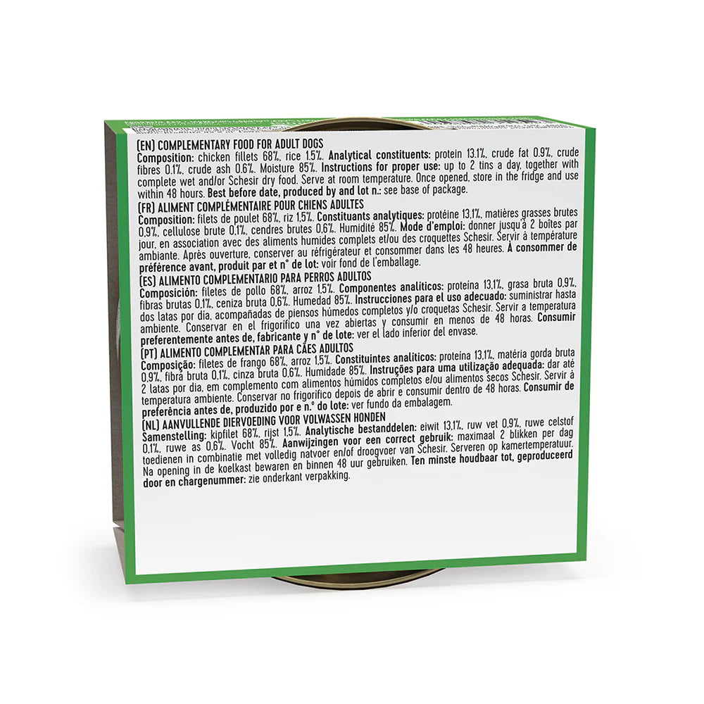 Schesir Dog Wet Food-Chicken Fillets 150g