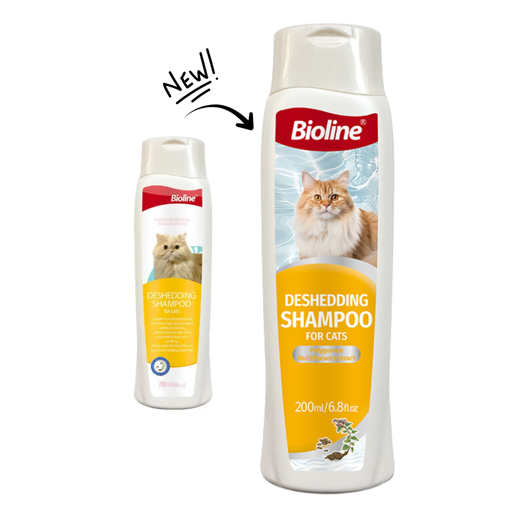 Bioline Deshedding Shampoo for Cats 200ml