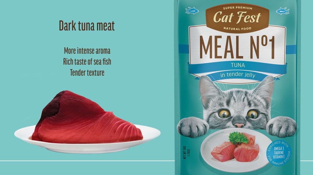 Cat Fest Meal No 2 Cat Food in Jelly-Tuna With Shrimp 50g