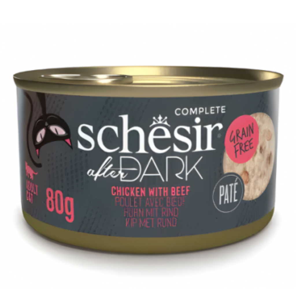Schesir After Dark Patè For Cat - Chicken With Beef 80g