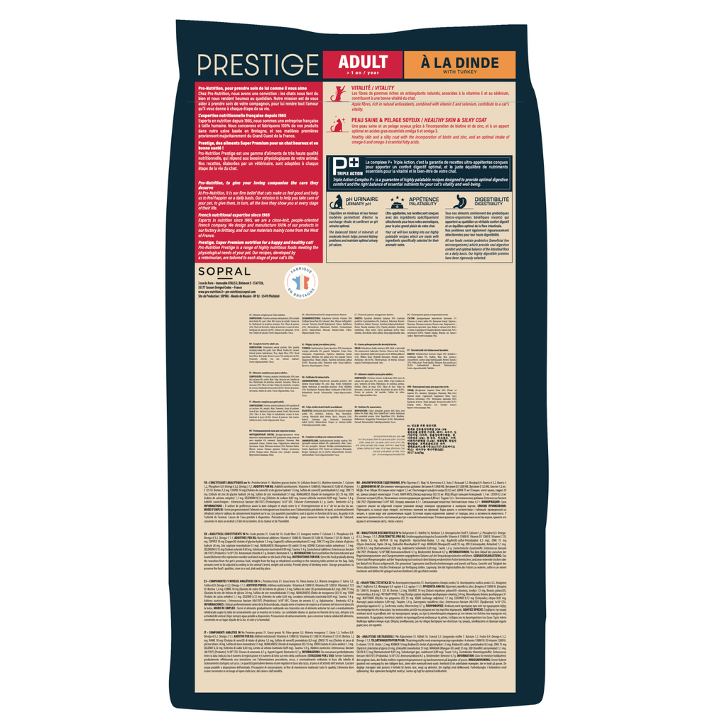 Prestige Adult Turkey Dry Cat Food