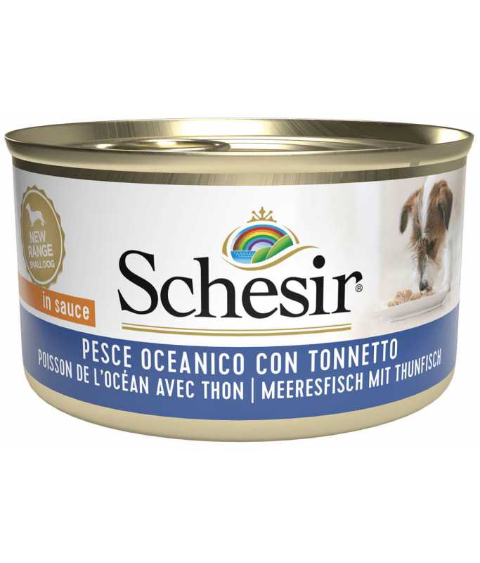 Schesir Dog Wet Food Can-Ocean Fish with Tuna 85g