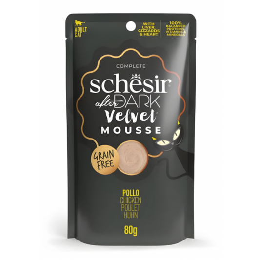 Schesir After Dark Velvet Mousse For Cat - Chicken 80g