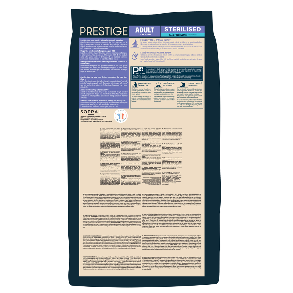 Prestige Sterilised Adult Fish Dry Cat Food