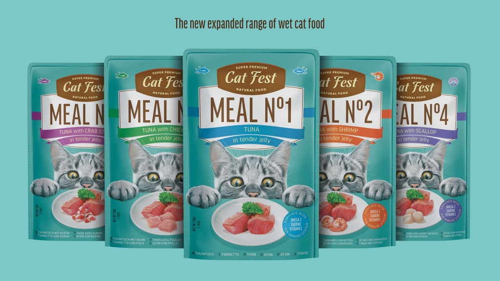 Cat Fest Meal No 2 Cat Food in Jelly-Tuna With Shrimp 50g