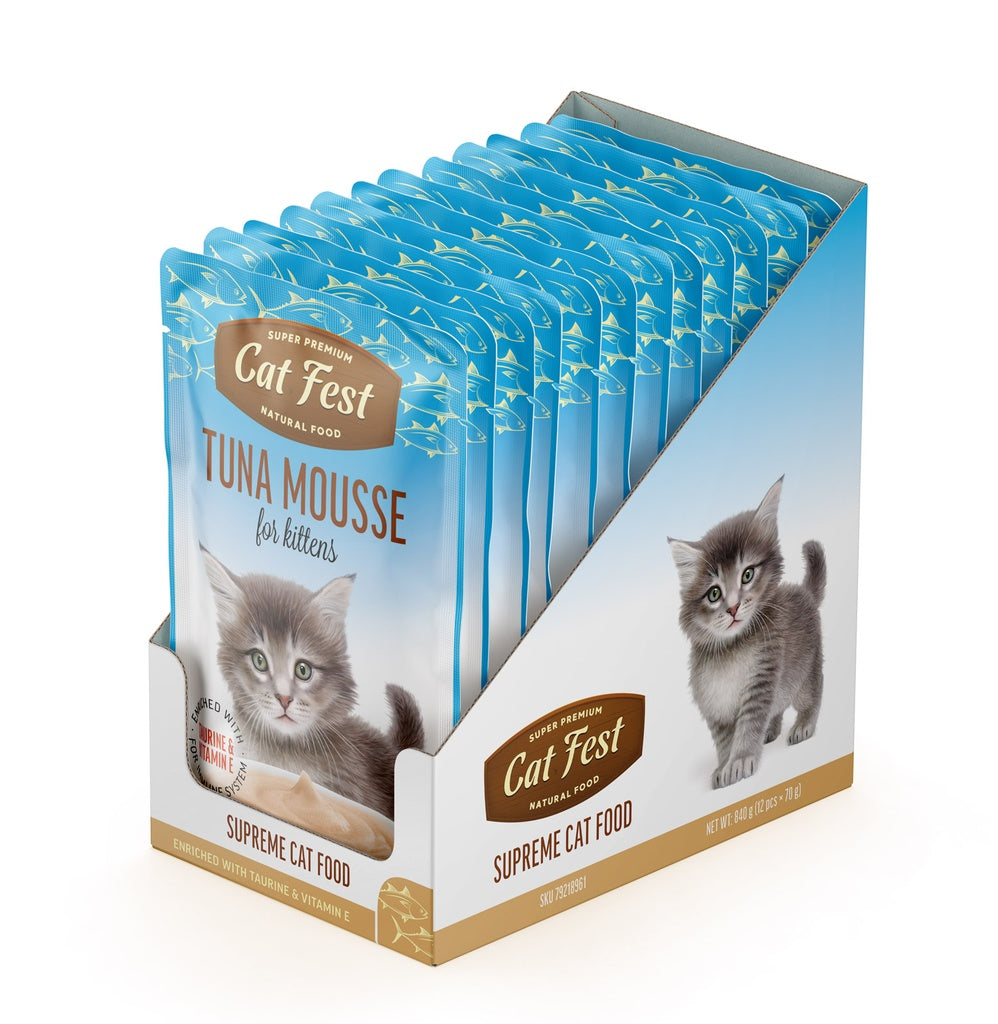 Cat Fest Tuna Mousse For Kittens 70g