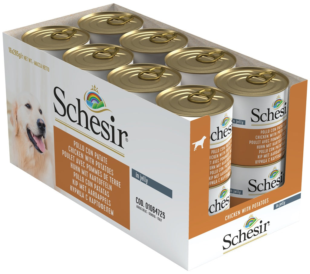 Schesir Dog Wet Food-Chicken With Potatoes 285g