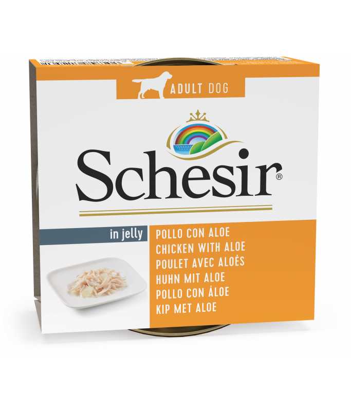 Schesir Dog Wet Food-Chicken Fillets With Aloe 150g