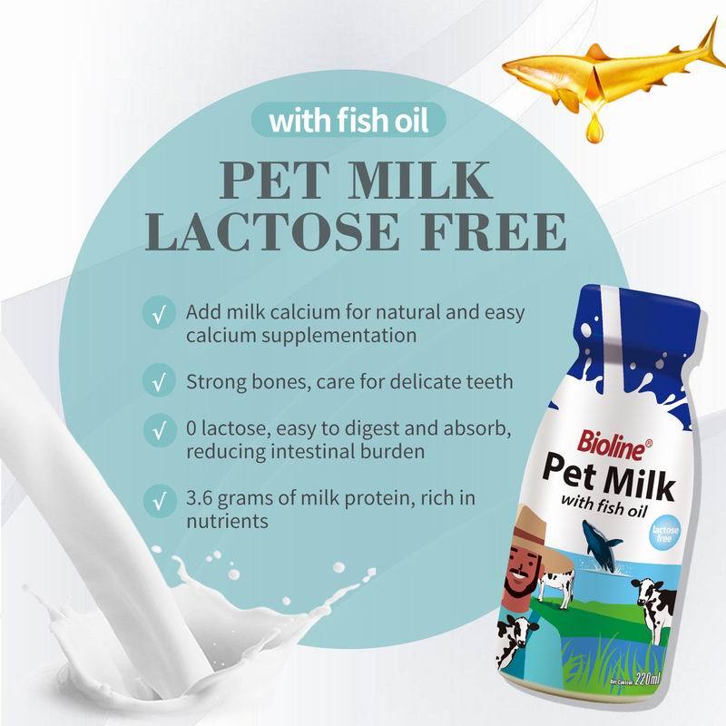 Bioline Pet Milk with Fish Oil 220ml