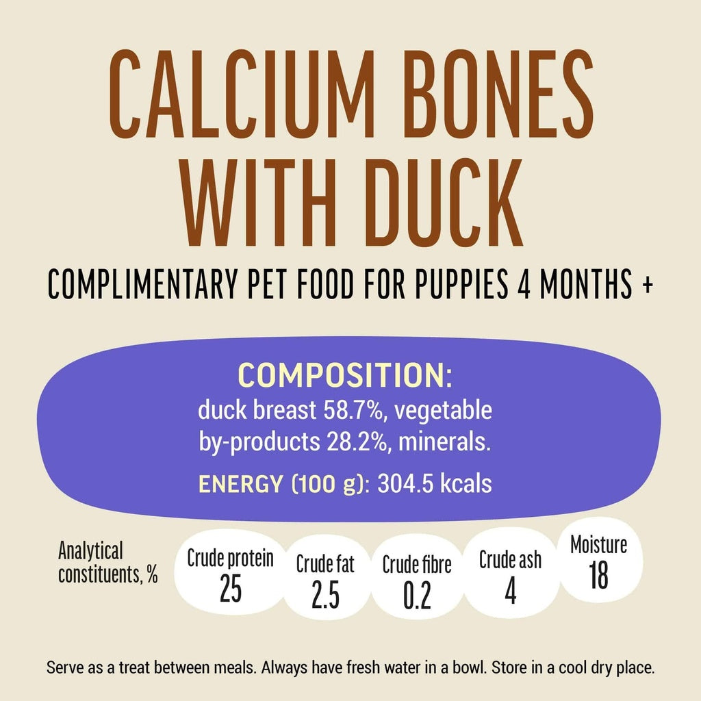 Dog Fest Calcium Bones With Duck For Puppies – 90g