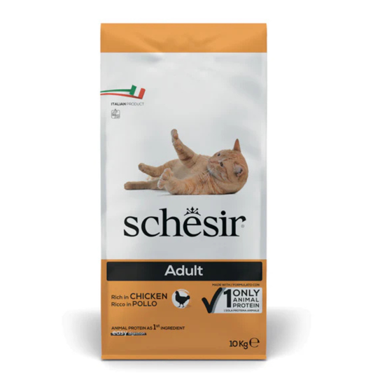 Schesir Cat Dry Food Maintenance with Chicken-Adult 10kg