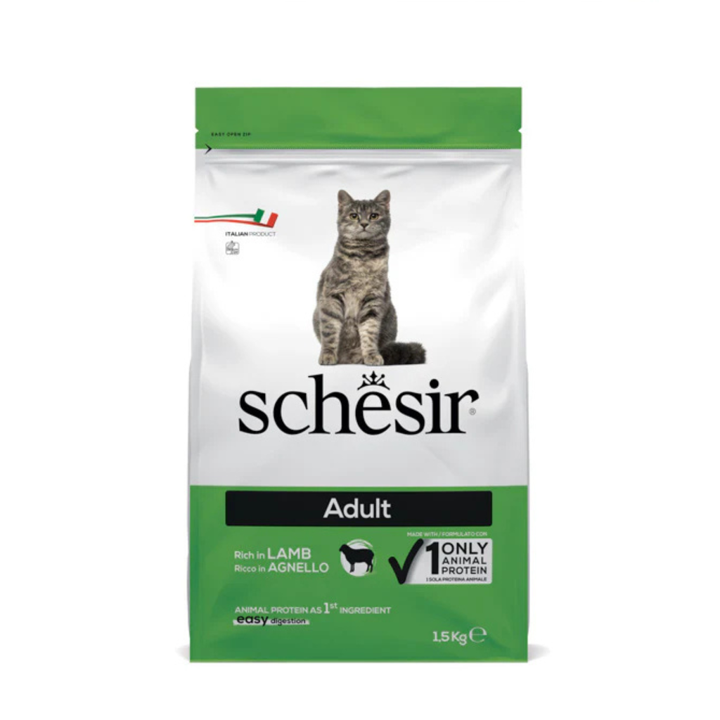 Schesir Cat Dry Food Maintenance With Lamb-Adult 1.5kg