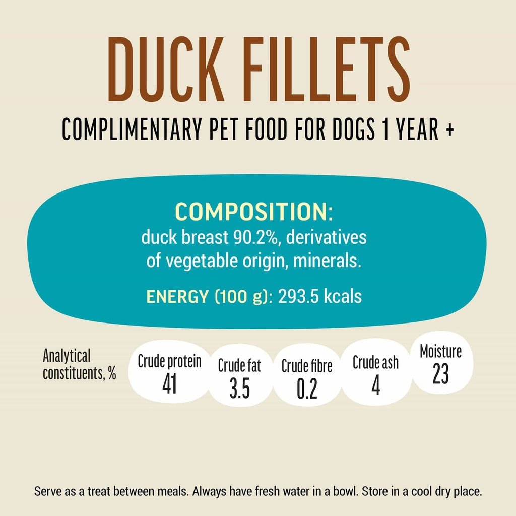 Dog Fest Duck Fillets for Adult Dogs 90g