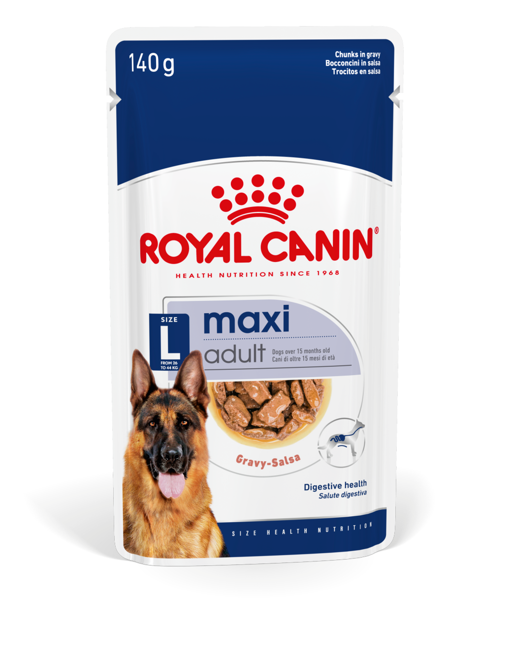Royal Canin Maxi Adult in Gravy Wet Dog Food - 1 x 140g