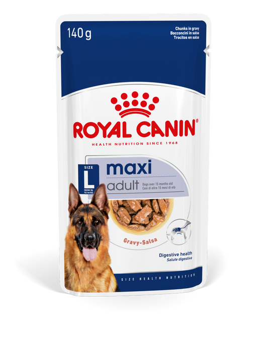 Royal Canin Maxi Adult in Gravy Wet Dog Food - 1 x 140g