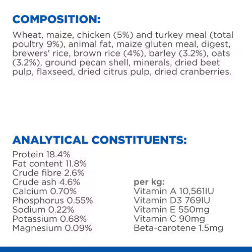 Hill’s Science Plan Perfect Digestion Large Breed Adult 1+ Dog Food with Chicken and Brown Rice (14kg)