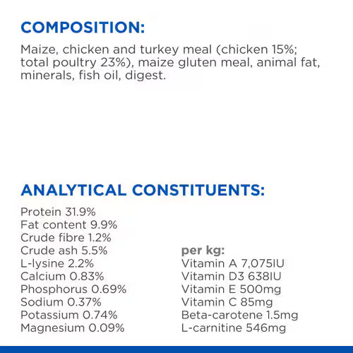 Hill’s Science Plan Sterilised Cat Adult With Chicken